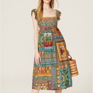 FARM Rio Banana Scarves Dress